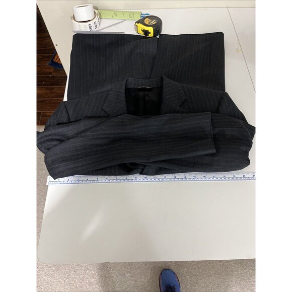 Banana Republic Modern Wool Pinstriped Suit Jacket Mens Size 38R - Picture 12 of 16